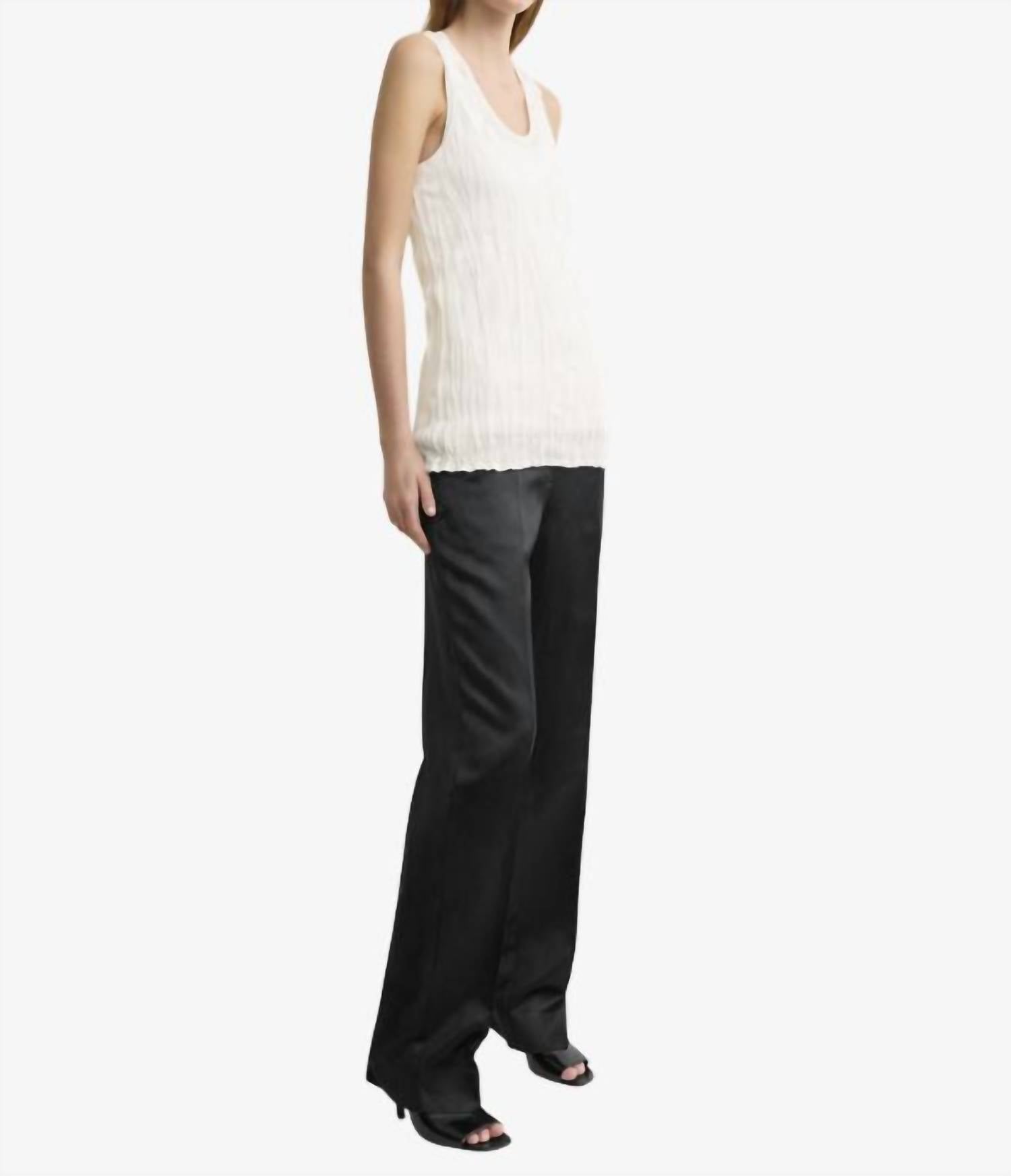 Toteme - Crinkled Knit Tank Top
