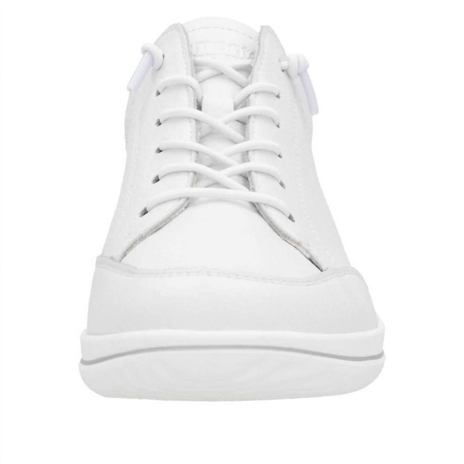 Remonte Women's Louann Leather Sneakers in white - women's sneaker - view 4