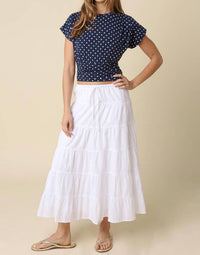 Olivaceous - The Haven Tiered Maxi Skirt