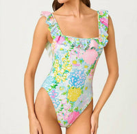Lilly Pulitzer - Aemma Ruffle One Piece Swimsuit