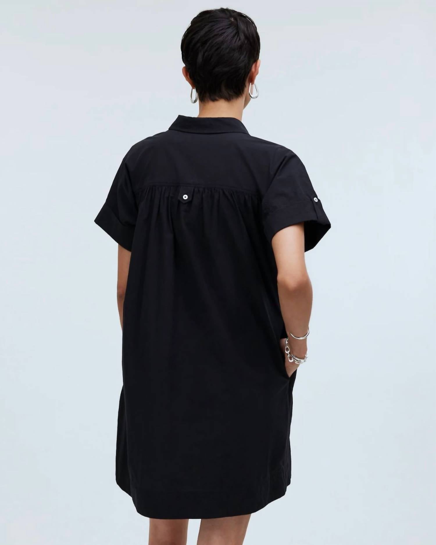Madewell - Collared Button Front Mini Shirtdress