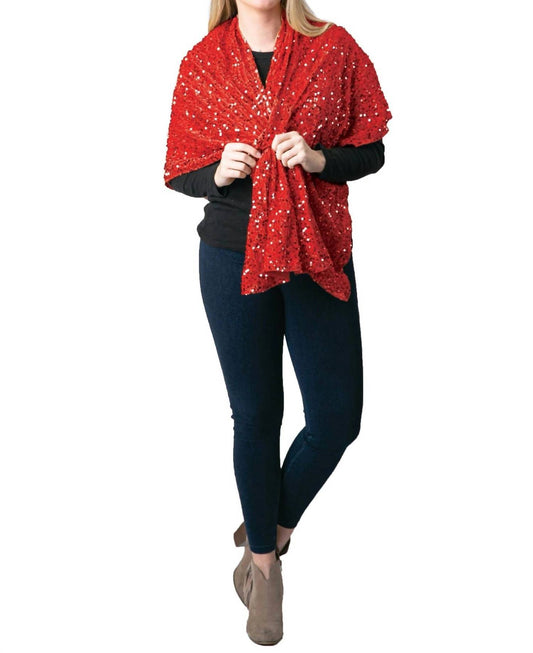 Top It Off - Krystal Sequins Keyhole Wraps