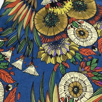 Malej Women's Floral Satin Maxi Skirt in navy multi - women's skirt - view 6