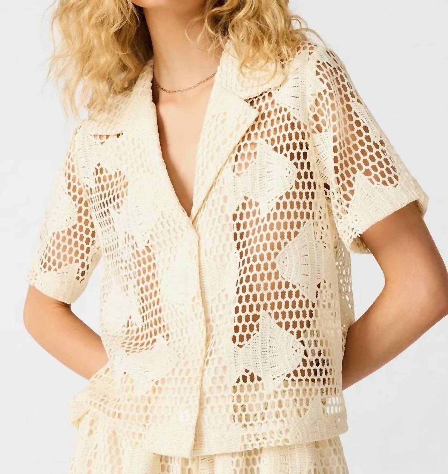Steve Madden - Sandra Crochet Top