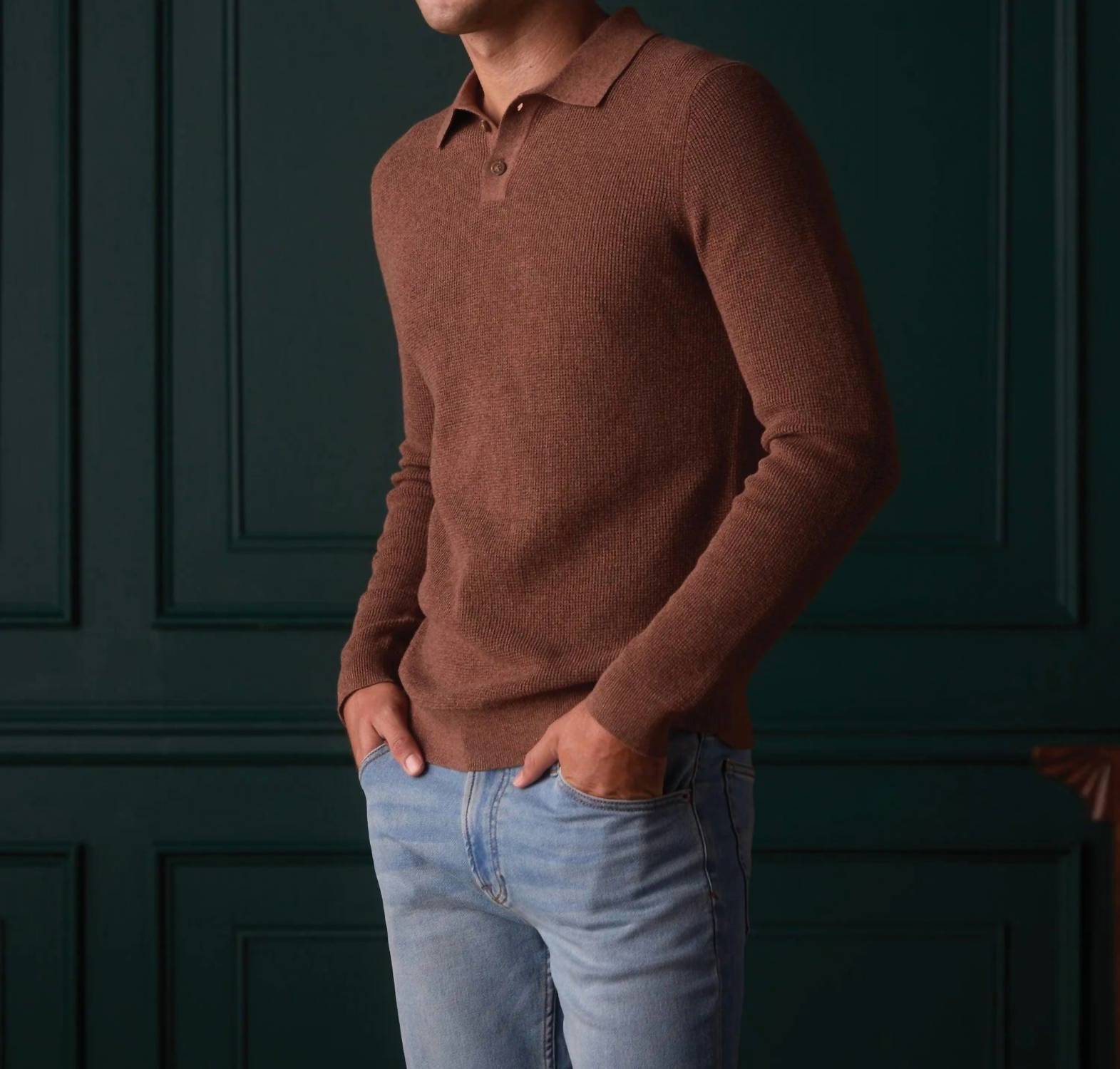 The Normal Brand - Robles Knit Waffle Stitch Polo
