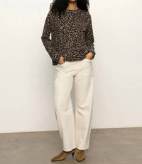 Sanctuary 24/7 Popover Top in french kitty - women's long sleeve top