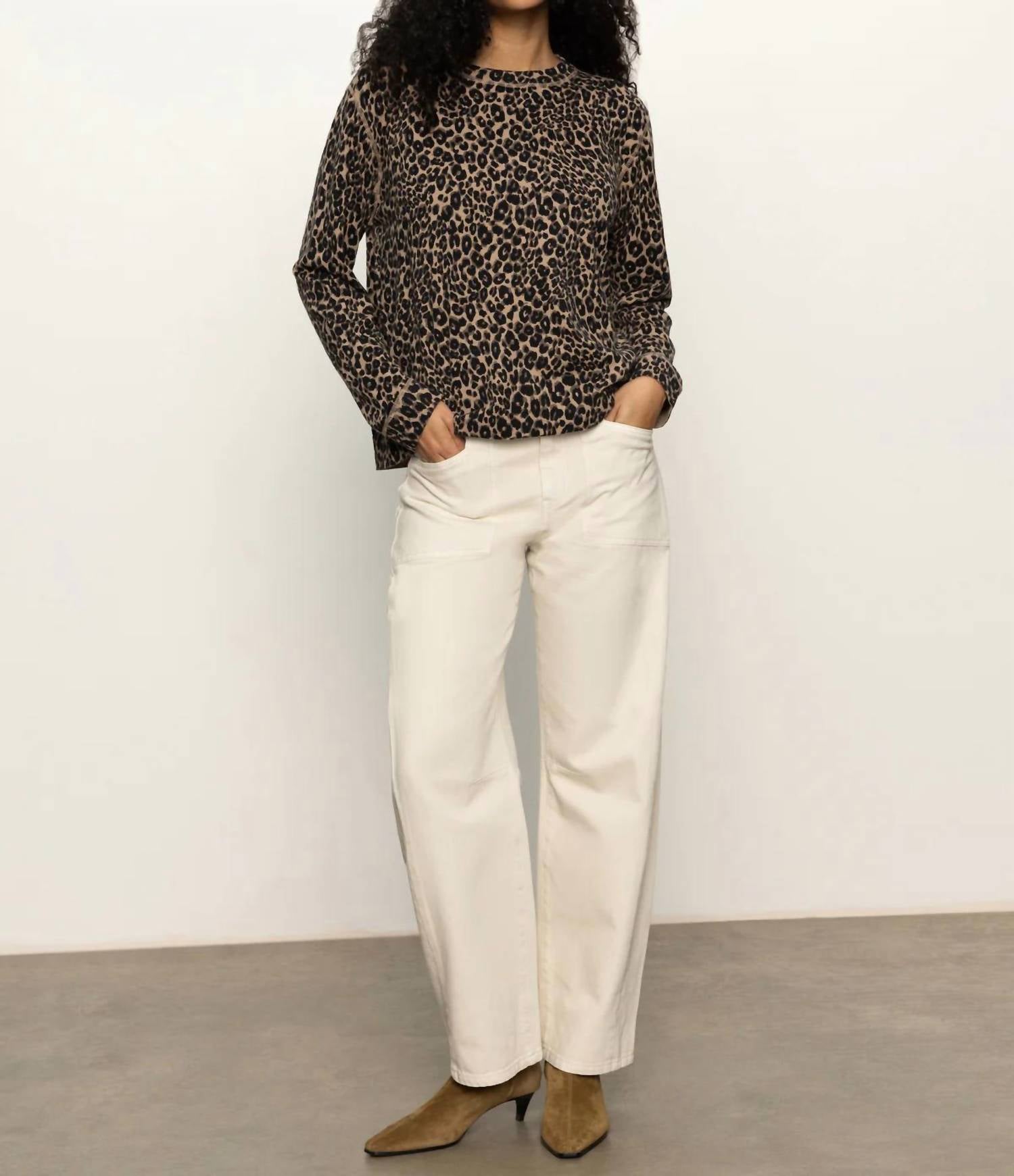 Sanctuary 24/7 Popover Top in french kitty - women's long sleeve top