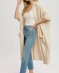 Bluivy - Soft Yarn Oversized Cardigan