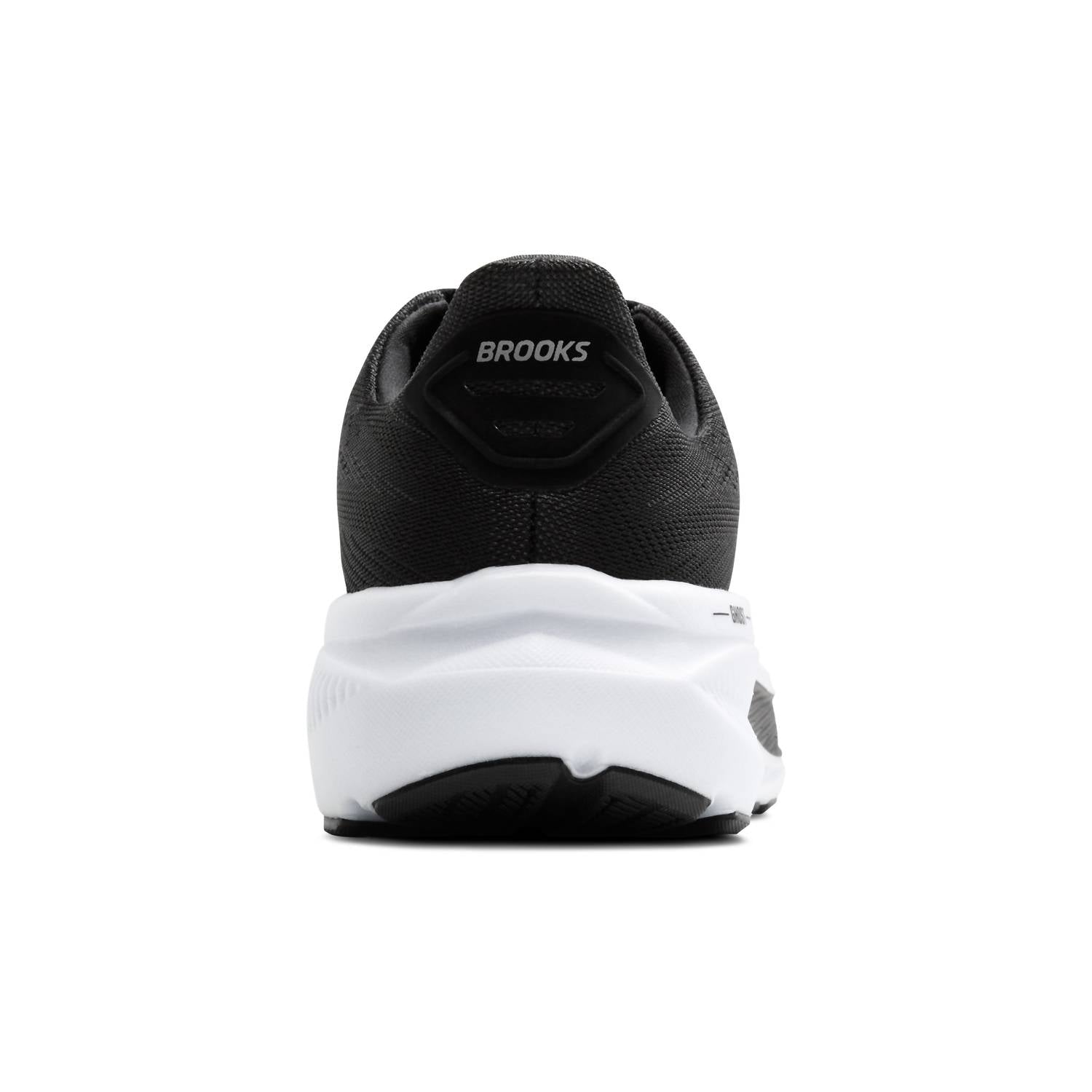 BROOKS Men's Ghost 17 Running Shoes in black white - men's shoe - view 7