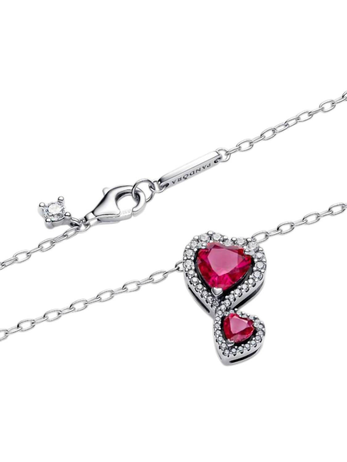 Pandora - Halo Hearts Pendant Necklace