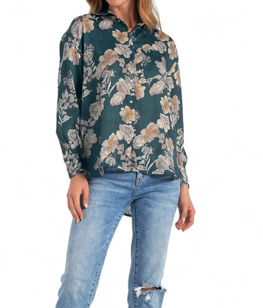 Elan - LONG SLEEVE BUTTON DOWN SHIRT