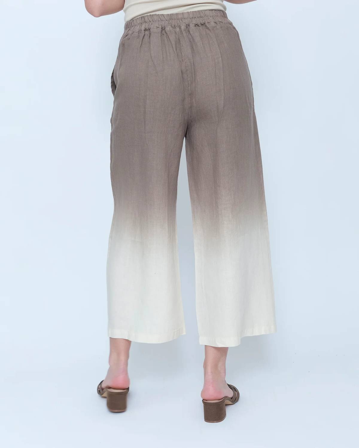 Blueberry - Wide Leg Crop Pants