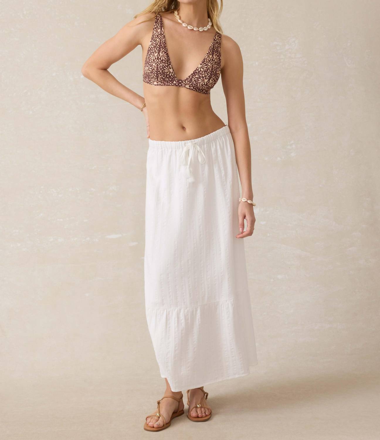 Faherty - Women's Dune Cotton Gauze Skirt