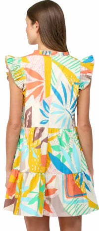 Fate - Tropical Cotton Poplin Dress