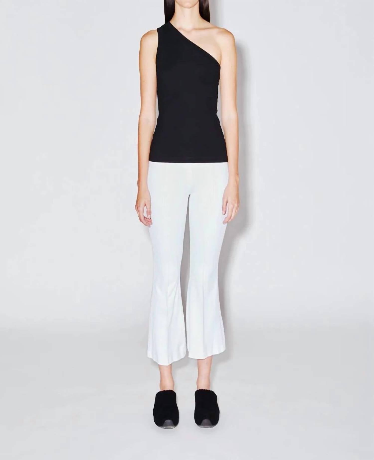 Rosetta Getty - Pull on Cropped Flare Pants