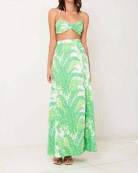 S/W/F - Sweetheart Halter Crop Top