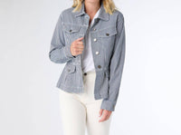 Coco + Carmen - Samson Striped Denim Jacket