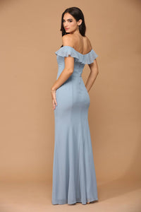 Eva - Long chiffon dress