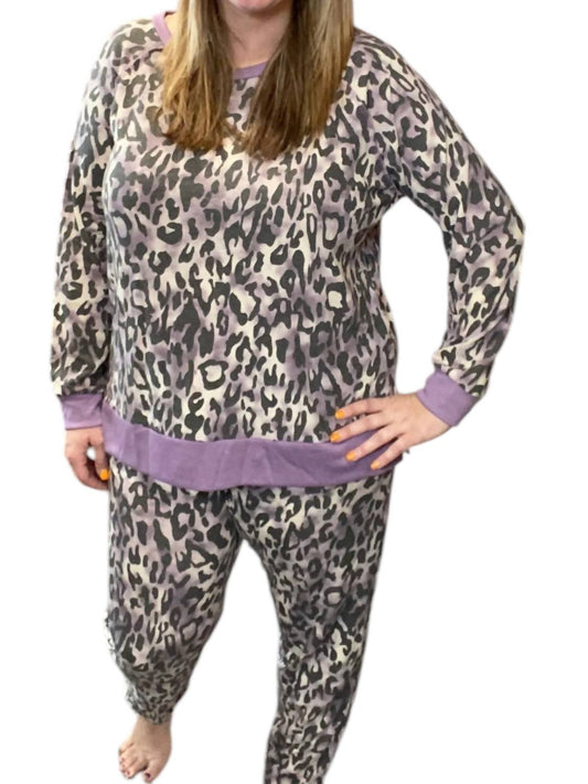 Honeyme - Leopard Lounge Set