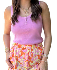 Compania Fantastica - Ribbed Button Tank
