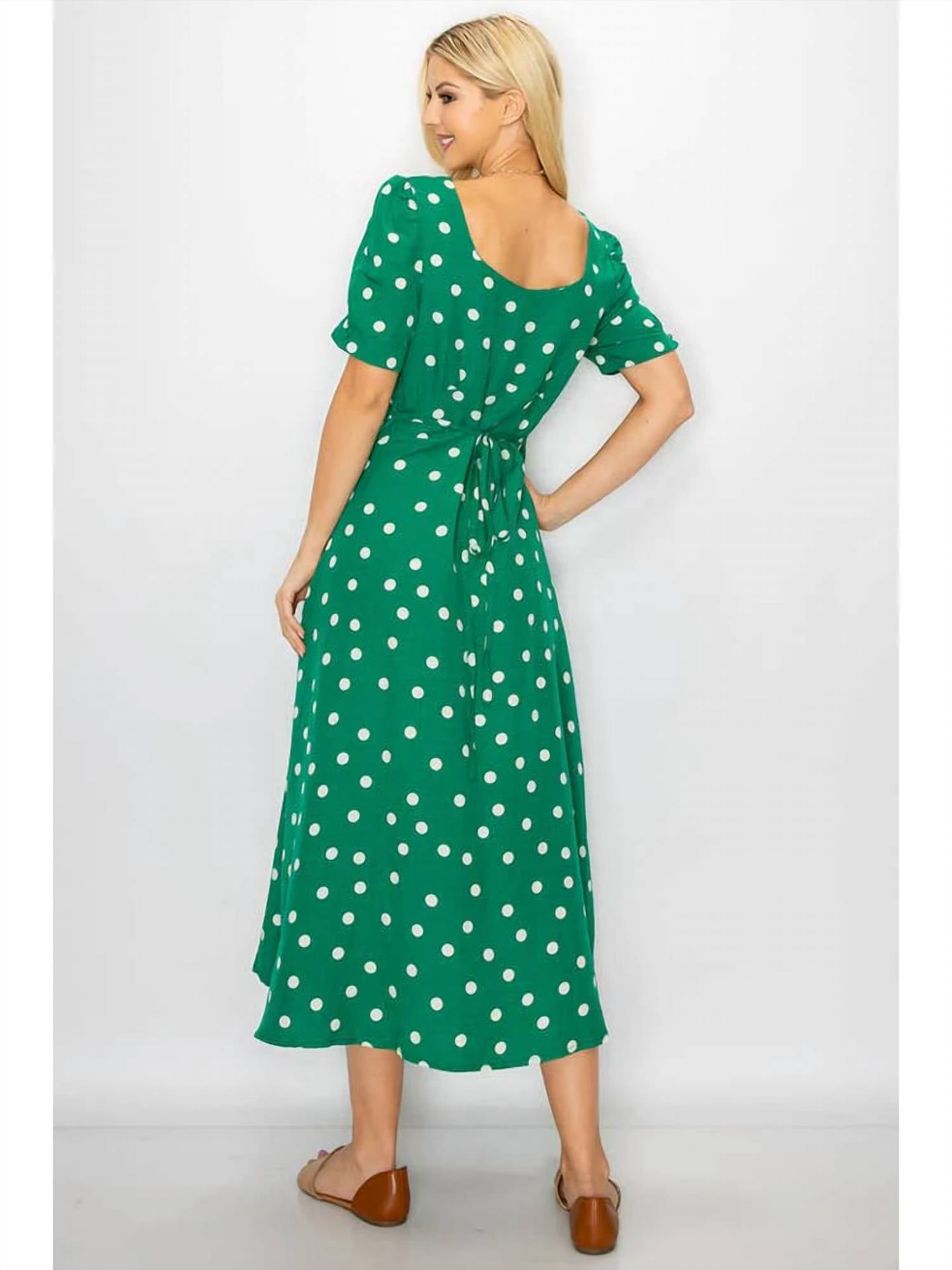 Epretty - Polka Dot Dream Midi Dress