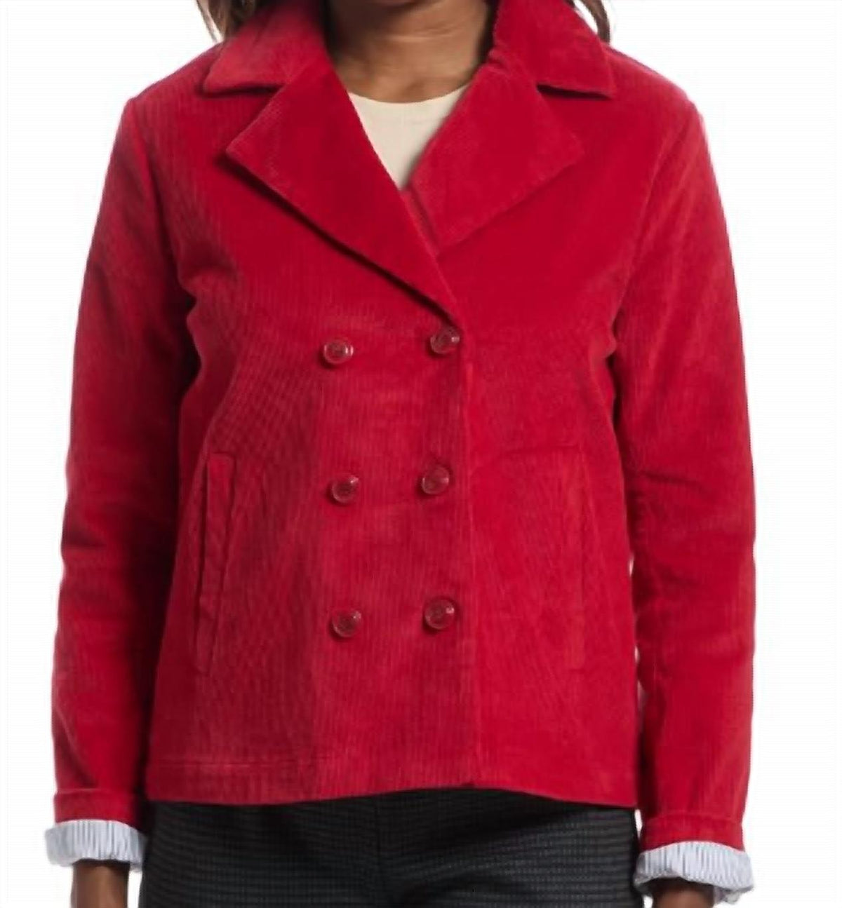 Elliott Lauren - Double Breasted Corduroy Jacket