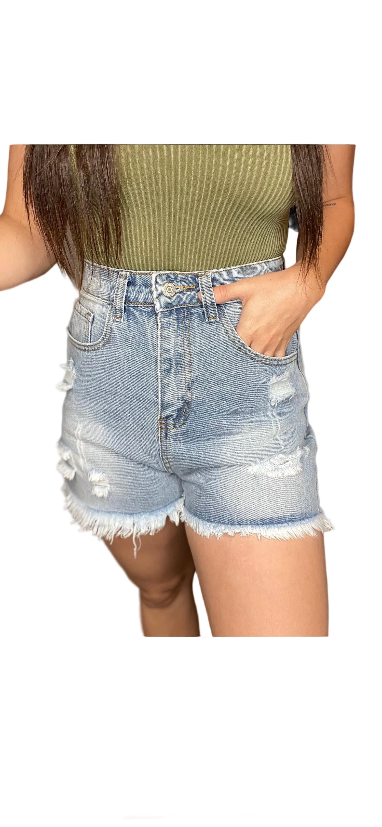 P.CILL Women's Kathryn Short in blue - women's shorts