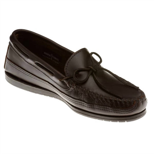 Minnetonka - MEN'S SMOOTH LEATHER HARDSOLE MOCCASIN