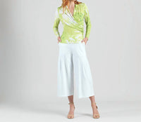 Clara Sunwoo - V-neck Draped Pleat Top