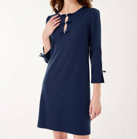 Lilly Pulitzer Leyland Shift Dresss in blue - women's dress - detail view