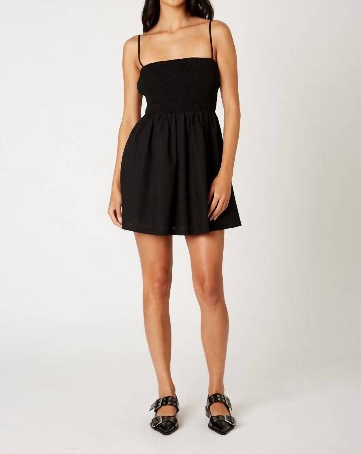 Cotton Candy - Mary Cross Back Mini Dress