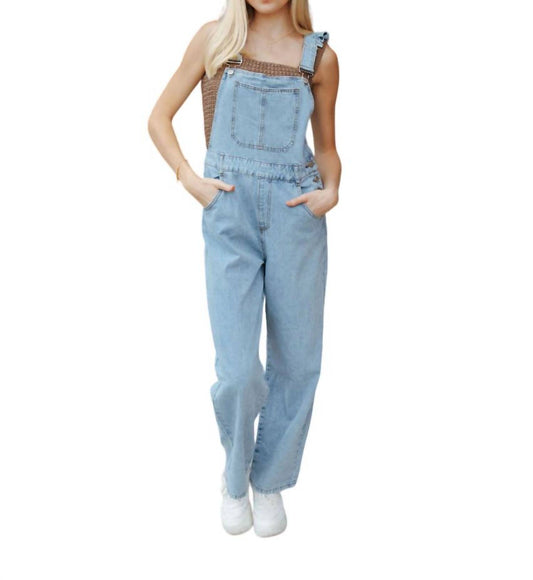 Mable - Ruffle Strap Overalls