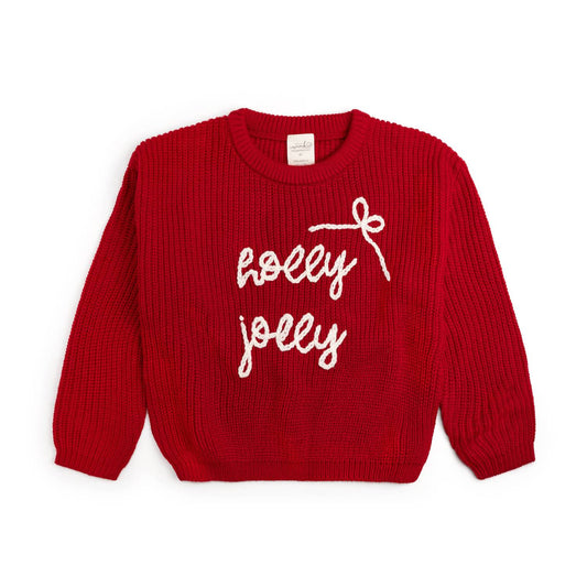 Sweet Wink - Girls' Holly Jolly Bow Sweater