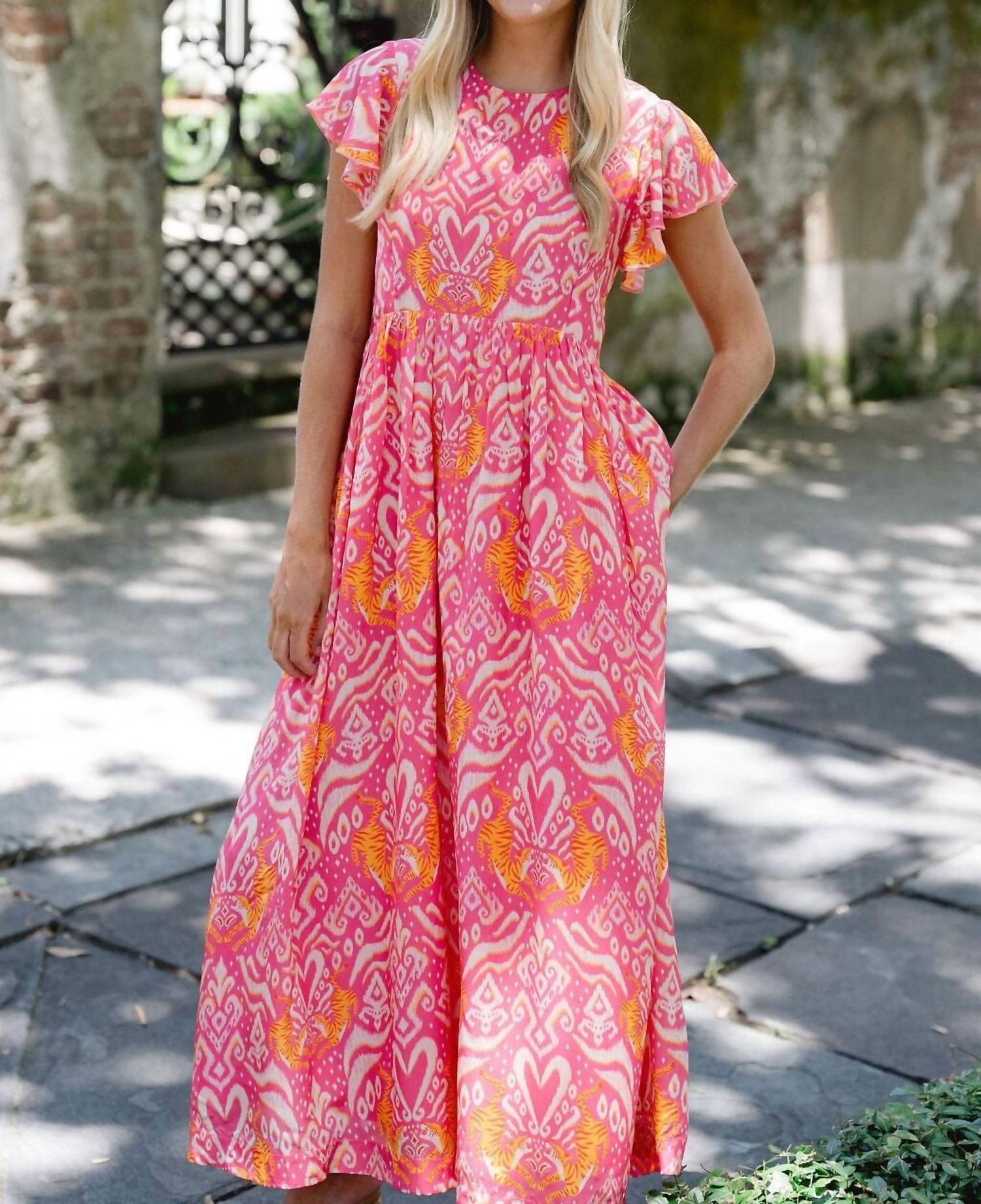 Briton Court - Lydia Tiger Maxi Dress