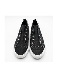 Corkys Footwear - Women's Babalu Distressed Slip On Canvas Shoes