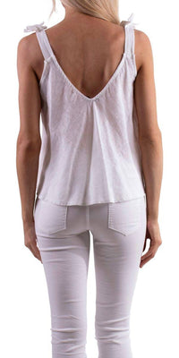 Gigi Moda - Farbella Linen Tank Top