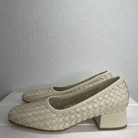 Freda Salvador - Women's Woven Ballet Heeled Shoes