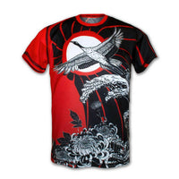 Inknburn - Men's Moonlit Crane Tech Shirt