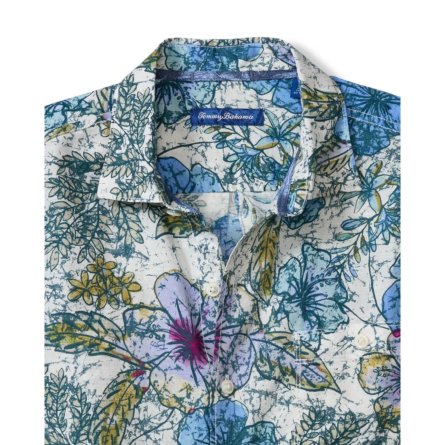 Tommy Bahama - Sand Linen Al Fresco Blooms Camp Shirt