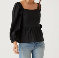Fifteen Twenty - Tie Back Blouson Top