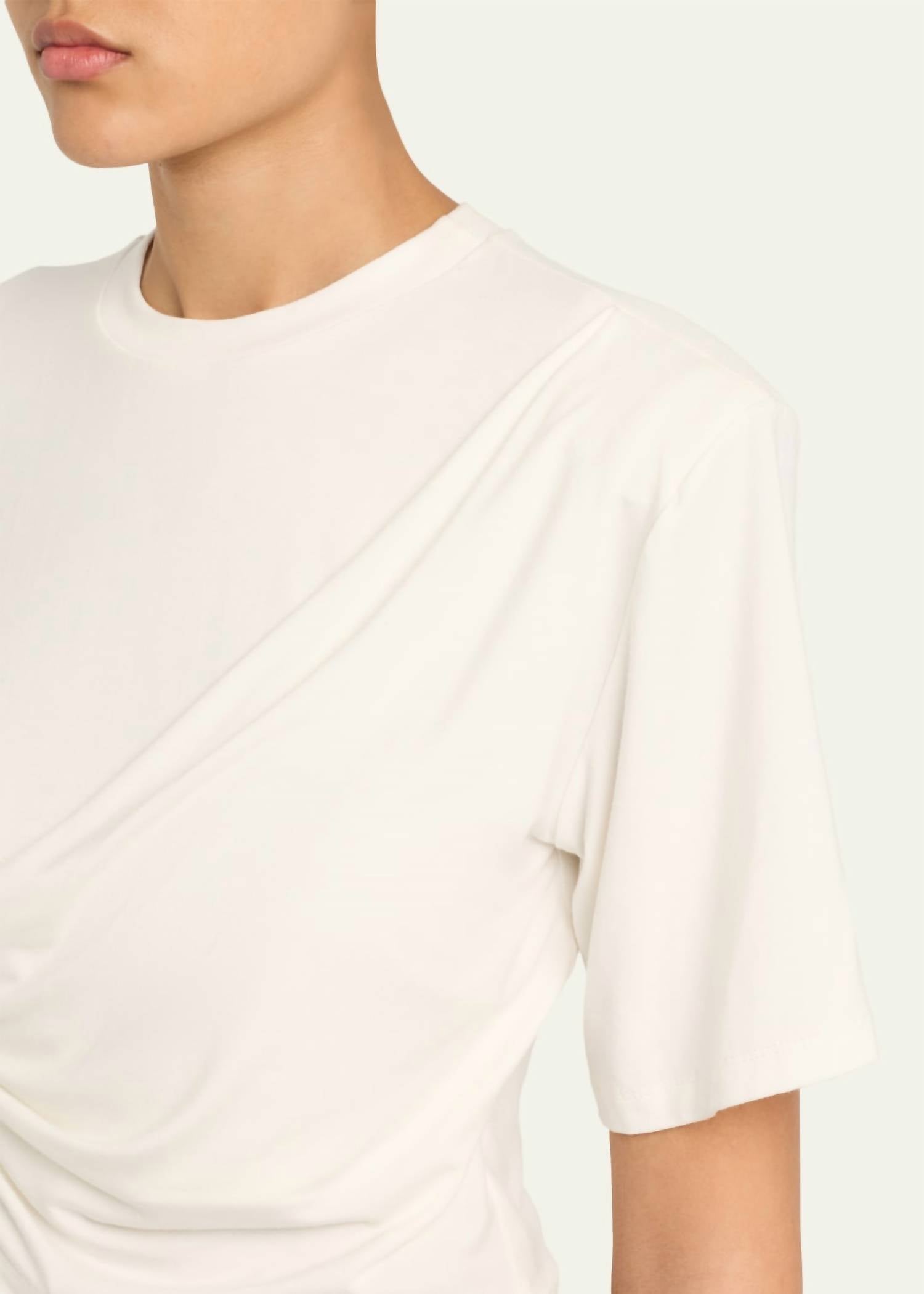 Simkhai - Rowley Gathered Short Sleeve T Shirt