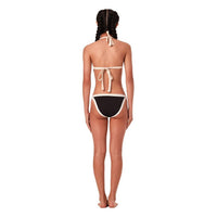 submarine The Little Bikini Set in cream black - women's swimwear - detail view