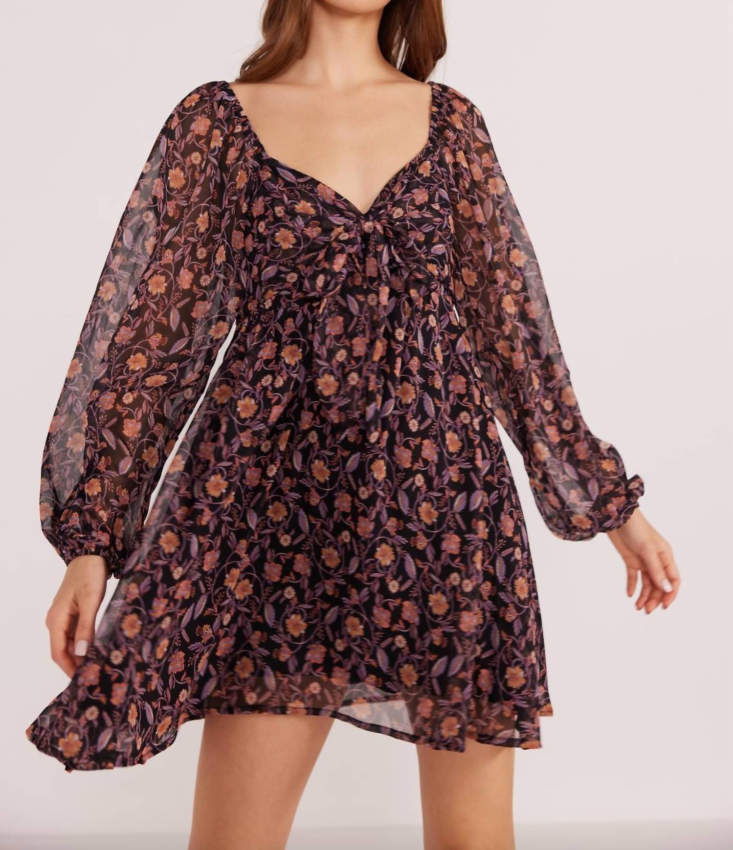 Minkpink - Regal Babydoll Mini Dress