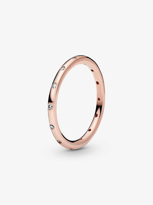 Pandora - Women's Simple Sparkling Band Ring