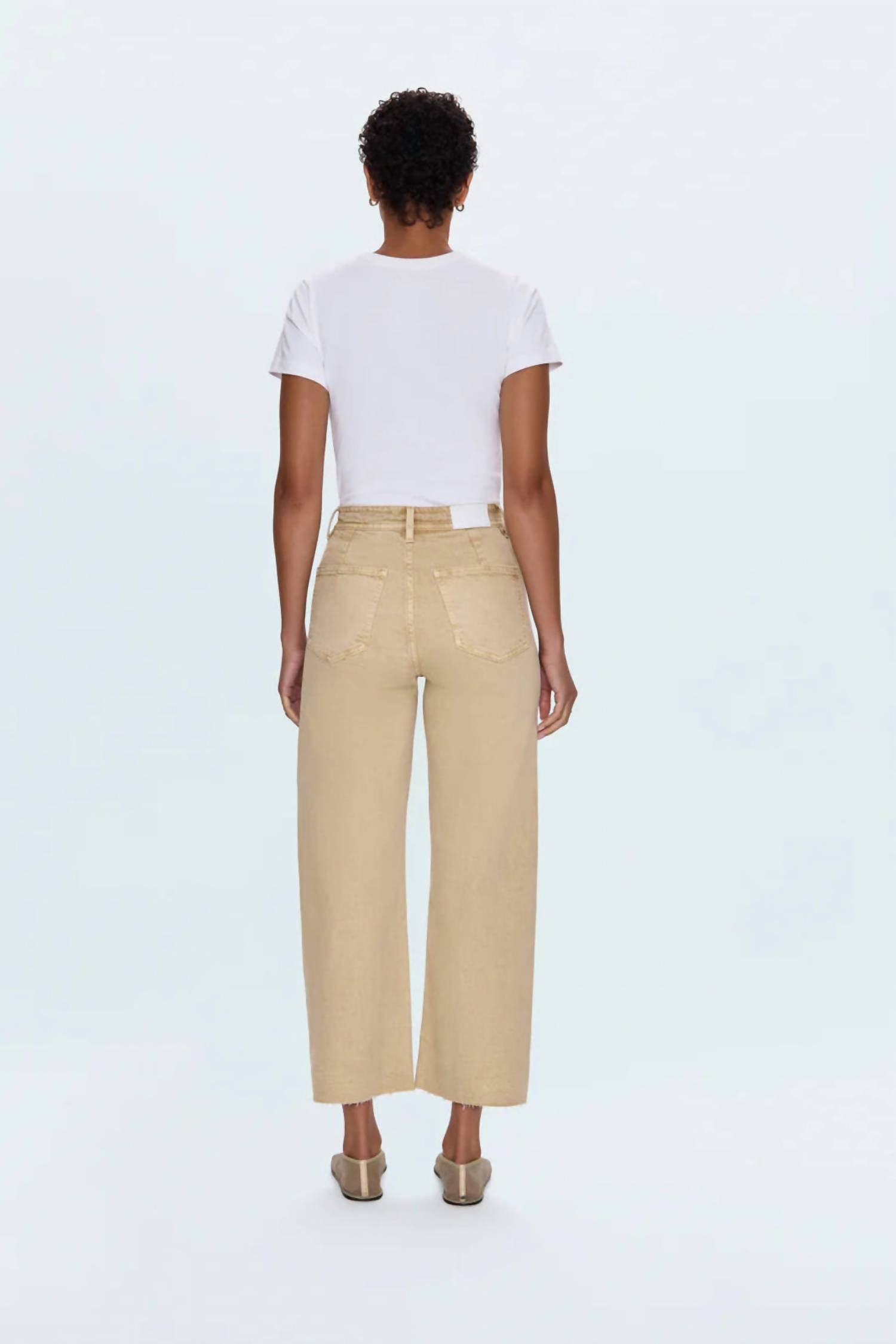 Pistola - Penny High Rise Wide Leg Crop Jeans