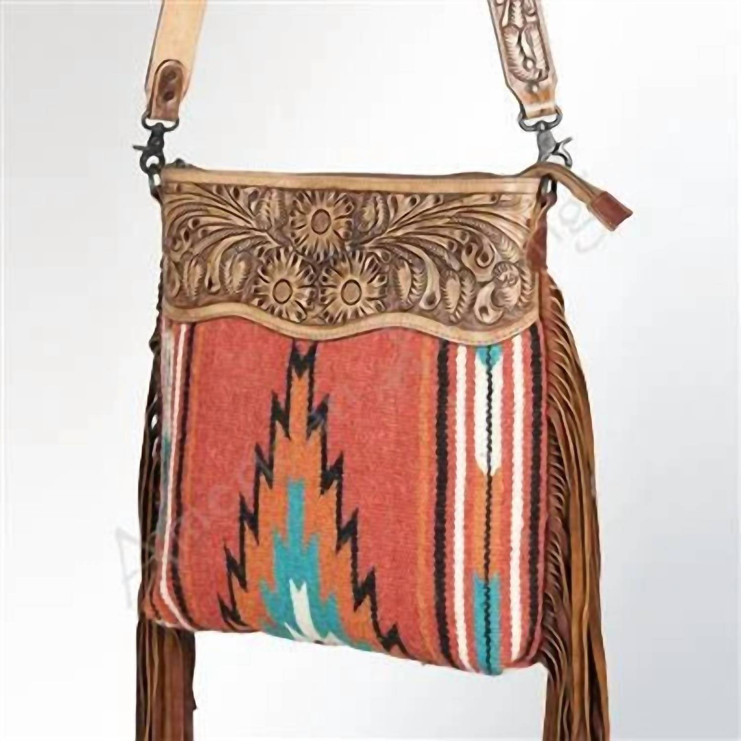 American Darling - Women's Cowhide Leather Large Crossbody Bag