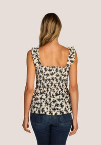 Dylan - Ruffled Peplum Top