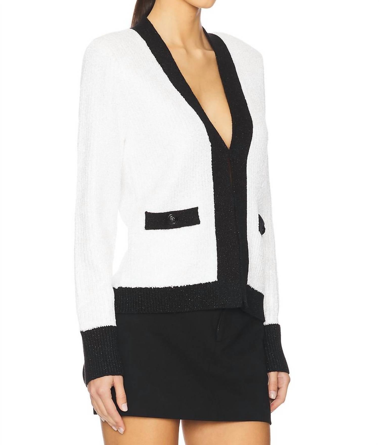 L'Agence - Jinny Sequin Cardigan