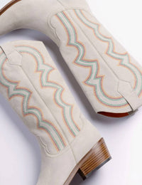 Penelope Chilvers - Women's Sun Salutation Embroidered Cowboy Boots