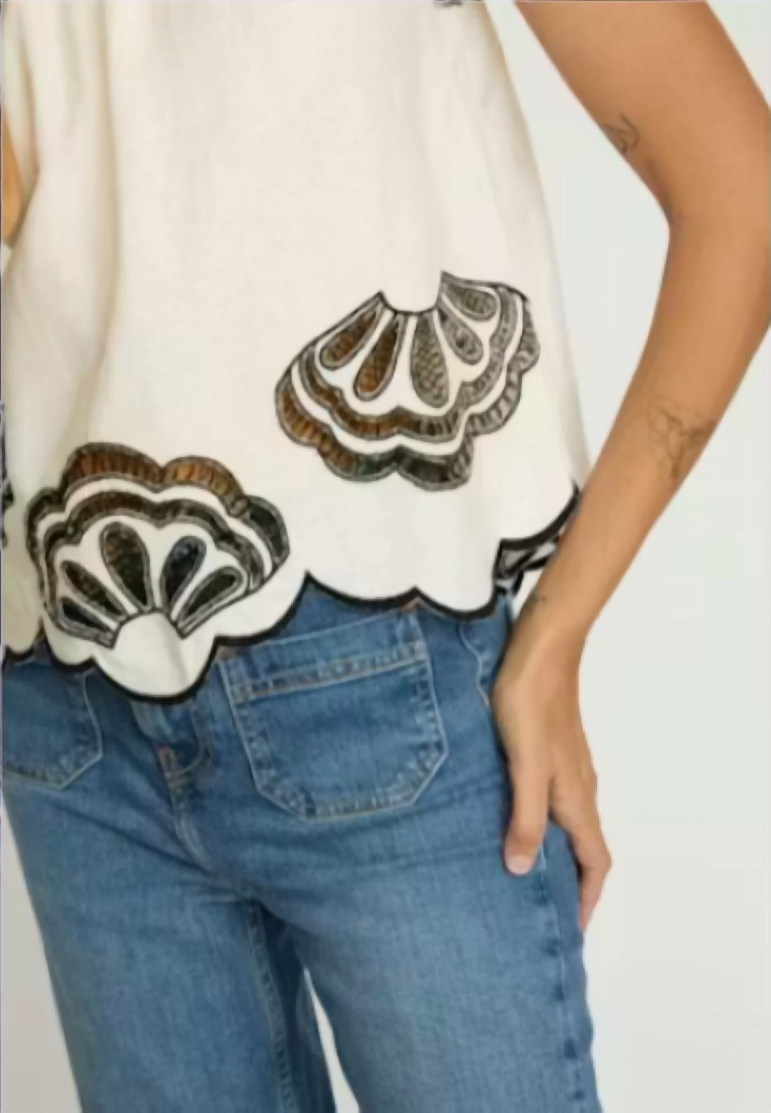 Caballero - Hadley Embroidered Tank